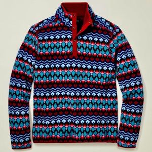 New Bonobos Reversible Polar Fleece // Fair Isle // Size XS